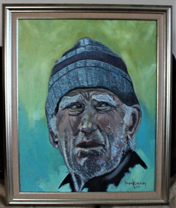 Personalized Oil Painting From Photos, handcraft art on Canvas-Show Case NER102045-36