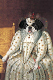 F&S Gift Store Queen - Custom Pet Portraits - Digital personalized portrait painting using your Pet's Photo