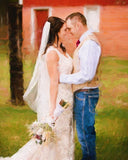 Personalized Oil Painting From Photos, handcraft art on Canvas-Show Case GGO101006-30
