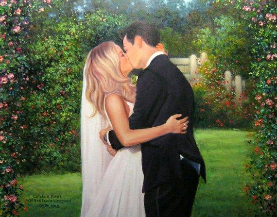 Personalized Oil Painting From Photos, handcraft art on Canvas-Show Case AAO102587-12