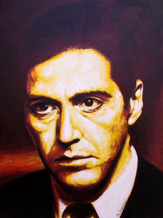F&S Gift Store Custom Celebrity Portrait- Large Hand-painted Oil Portrait- Hand-painted from your photo!