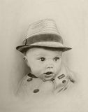 F&S Gift Store Portrait Painting from Photos Dry Brush Oil on Paper