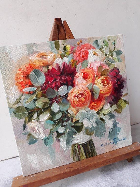 Personalized Oil Painting From Photos, handcraft art on Canvas-Show Case LPS100358-30
