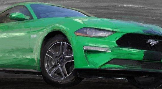 F&S Gift Store Custom Car Painting From A Photo | Digital Personalized Painting | Print