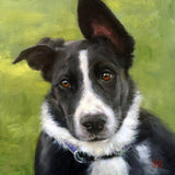 F&S Gift Store Custom Oil Dog portrait. Pet portrait from photo. Original oil painting. Commission painting. Great gift made to order by Yana Golikova
