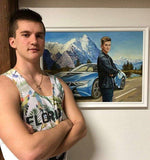 F&S Gift Store Portrait of a hunter, portrait in oil, portrait in oil to order, portrait from a photo