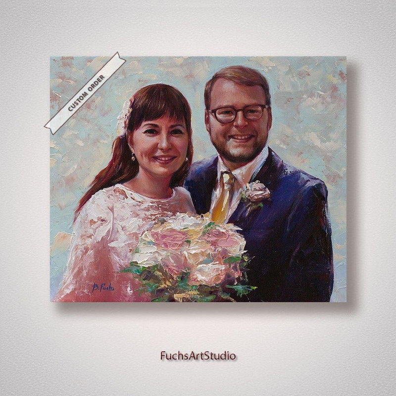 Personalized Oil Painting From Photos, handcraft art on Canvas-Show Case HOD101626-24