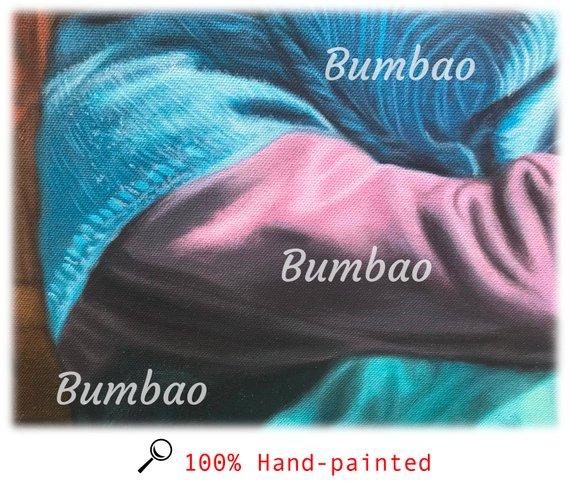 F&S Gift Store Realistic Oil Painting Custom Portrait Hand-Painted Painting From Photo Portraits Family Children Portrait Wedding Portrait Wall Art Decor