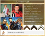 Personalized Oil Painting From Photos, handcraft art on Canvas-Show Case NBM102372-24