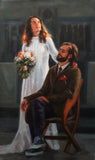 F&S Gift Store Wedding painting Custom wedding oil painting unique wedding painting newlywed gift for newlyweds in by OliFineArt