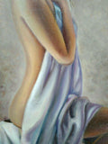 F&S Gift Store Nude girl woman painting, Tenderness, Erotic painting, Custom oil portrait, Oil painting, Female portrait, Nude art, Sensual Naked Woman,