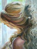 F&S Gift Store Nude girl woman painting, Woman and mirror, Morning in the bedroom painting, Erotic painting, Custom oil portrait, Portrait of a nude woman