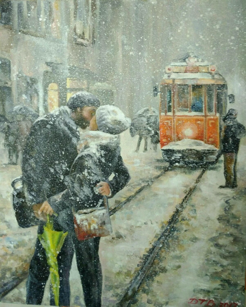 Personalized Oil Painting From Photos, handcraft art on Canvas-Show Case IRS101961-24