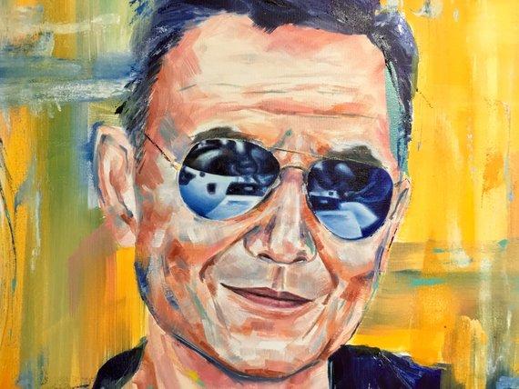 F&S Gift Store Couple oil portrait custom Painting portrait from photo Personalized gift Pop art portrait Anniversary present couple Customized painting