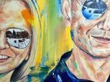 Personalized Oil Painting From Photos, handcraft art on Canvas-Show Case RJC100488-24