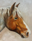 F&S Gift Store Custom Personalized Realistic Original Dog Portrait Painting, Oil on Canvas, by Jennifer Berry Fine Art