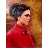 F&S Gift Store Custom portrait painting on canvas, Original modern wall art, hand painted by palette knife