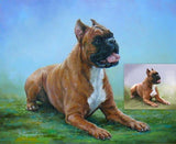 Personalized Oil Painting From Photos, handcraft art on Canvas-Show Case OCN101164-20