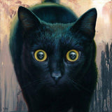 F&S Gift Store CUSTOM Cat Portrait Oil Painting, Kitten Pet Portrait Drawing on Canvas or Panel all sizes cute realistic style