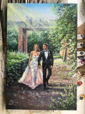 Personalized Oil Painting From Photos, handcraft art on Canvas-Show Case PMD100471-24