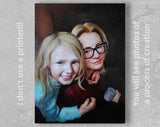 Personalized Oil Painting From Photos, handcraft art on Canvas-Show Case DOO100413-12