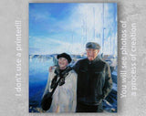 F&S Gift Store Family portrait painting, Custom oil painting, Commission portrait, Handmade portrait, Ukrainian artist, Family oil painting, Father gift