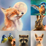 F&S Gift Store Custom pet, animal portrait commission oil painting original artwork