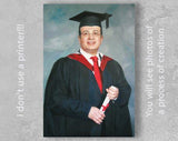 F&S Gift Store Custom painting, Oil portrait, Portrait painting, Custom painting on canvas, Portrait to order, Portrait from a photo, Father gift