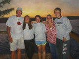 Personalized Oil Painting From Photos, handcraft art on Canvas-Show Case HOR100751-12