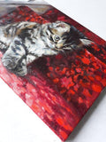 F&S Gift Store Custom Kitty Oil Painting, Custom Pet Portraits, Custom Kitten Portrait, Pet Portrait, Pet Memorial, Cat Art, Animal Painting, Original Art