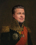 F&S Gift Store Custom designed Personalised Groom Best Man Military Oil Painting Starring YOU!