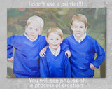 Personalized Oil Painting From Photos, handcraft art on Canvas-Show Case FSB100415-48