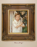 F&S Gift Store Custom portrait oil painting realistic fine art family grandparent portrait commissioned art from photo grandma grandpa birthday gift 16x20
