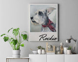 F&S Gift Store Pet portrait painting fine art pet portrait dog painting expressive dog panting custom dog art