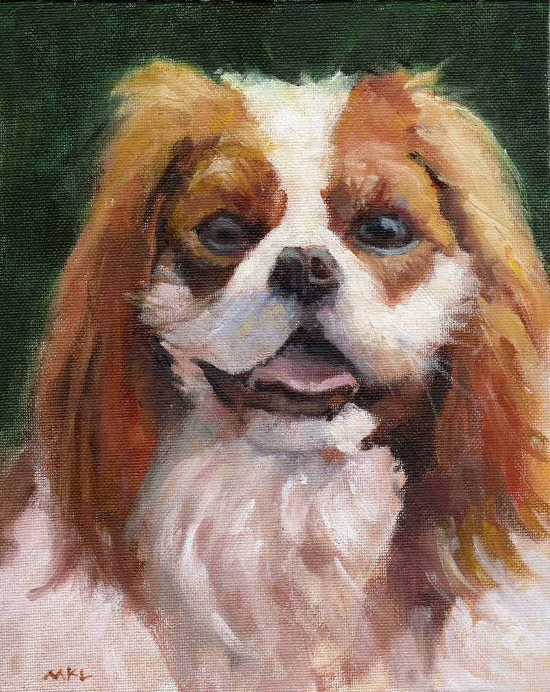 F&S Gift Store COMMISSIONED Custom Dog Portraits, Animal Oil Portraits, Various Sizes