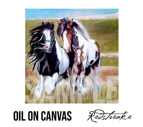 Personalized Oil Painting From Photos, handcraft art on Canvas-Show Case OIH102106-24