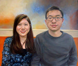 Personalized Oil Painting From Photos, handcraft art on Canvas-Show Case OJI102434-48