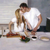 F&S Gift Store Realistic Custom Oil Painting Portrait on Canvas (from photo)
