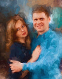 Personalized Oil Painting From Photos, handcraft art on Canvas-Show Case QSH101321-24