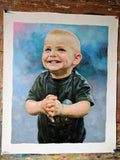 Personalized Oil Painting From Photos, handcraft art on Canvas-Show Case PMJIU100203-48