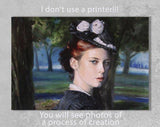 Personalized Oil Painting From Photos, handcraft art on Canvas-Show Case RGF102431-30