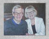 Personalized Oil Painting From Photos, handcraft art on Canvas-Show Case KDA102082-24