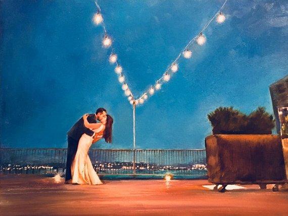 F&S Gift Store Photo to painting, Customized portrait, Anniversary gift, Couple portrait, Commission portrait, Order oil painting, Personalize painting