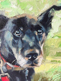 F&S Gift Store Custom pet portrait on canvas, Dog portrait from photo, Dog painting to order, Pet memorial, Animal art dog, Personalized pet art painting