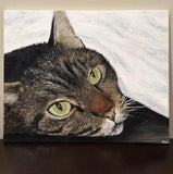 F&S Gift Store Pet portrait painting fine art pet portrait dog painting expressive dog panting custom dog art