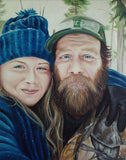 Personalized Oil Painting From Photos, handcraft art on Canvas-Show Case GNO100750-30