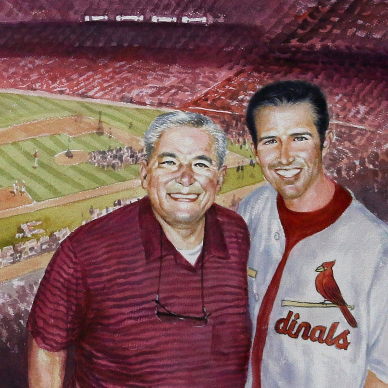 F&S Gift Store Family Portrait Watercolor Painting for Dad (Based on Dad's Favorite Photo)