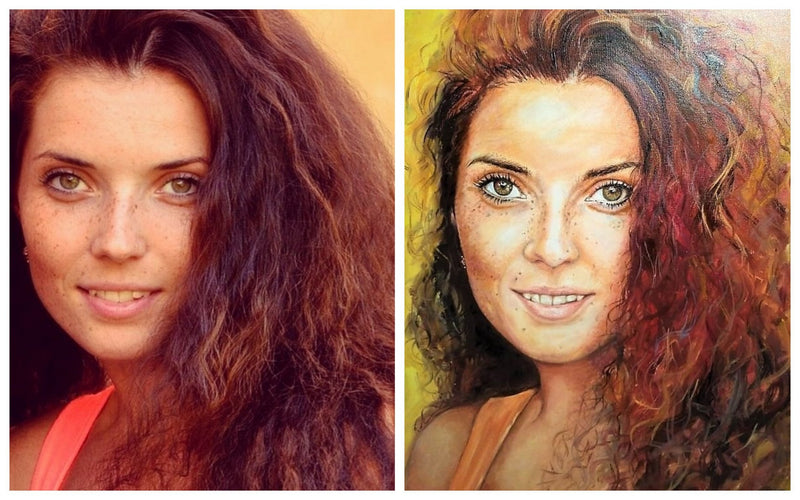 F&S Gift Store Portrait from your Photo Oil Painting on Canvas