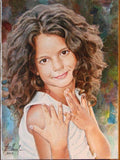 Personalized Oil Painting From Photos, handcraft art on Canvas-Show Case EAR100519-24
