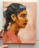 F&S Gift Store Custom Portrait â€?Small Oil Painting â€?gift to loved ones â€?Fine Art â€?Original Art â€?Oil on Canvas â€?Wall Deco